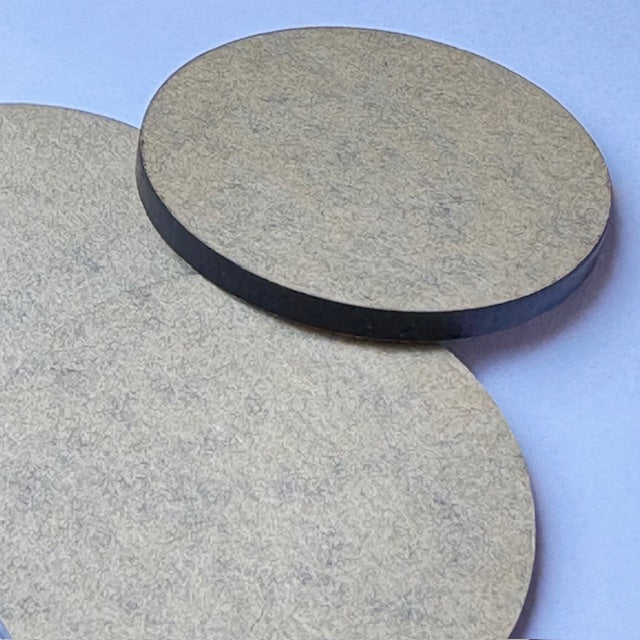 Acrylic circles 1.5" ~ black