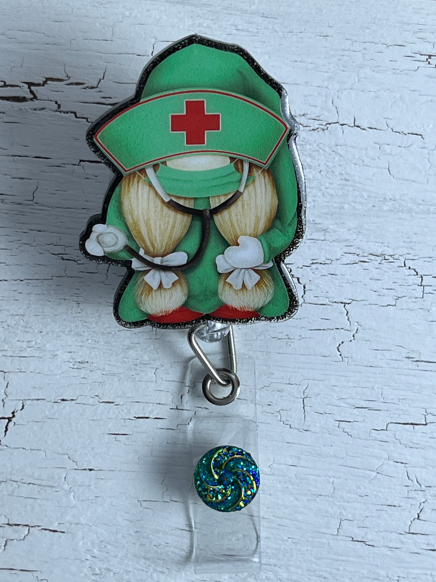 Gnome Nurse with Stethoscope