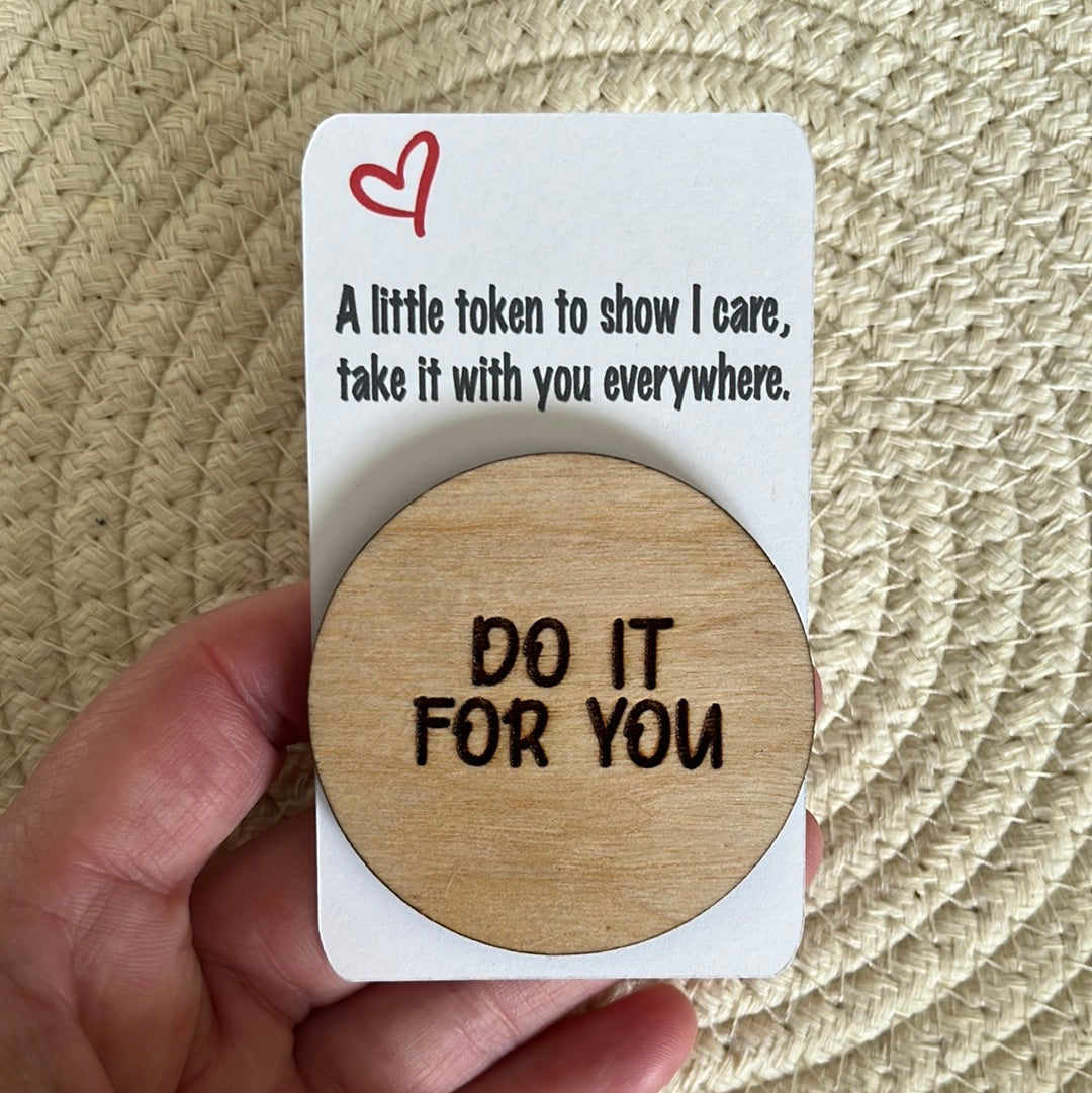 Affirmation tokens (simple design)