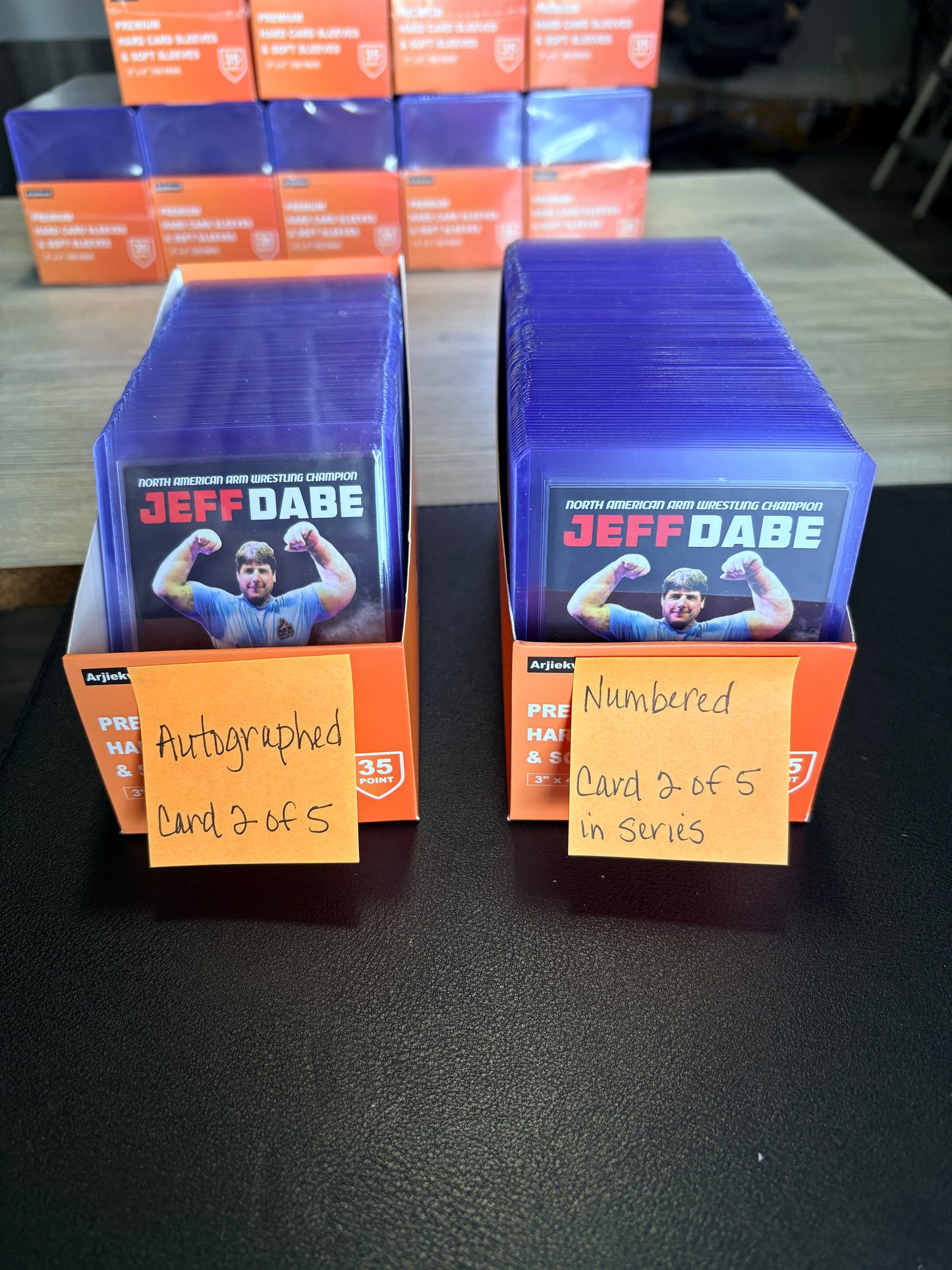 Autographed & Numbered Jeff Dabe Trading Card (Set 2 of 5)