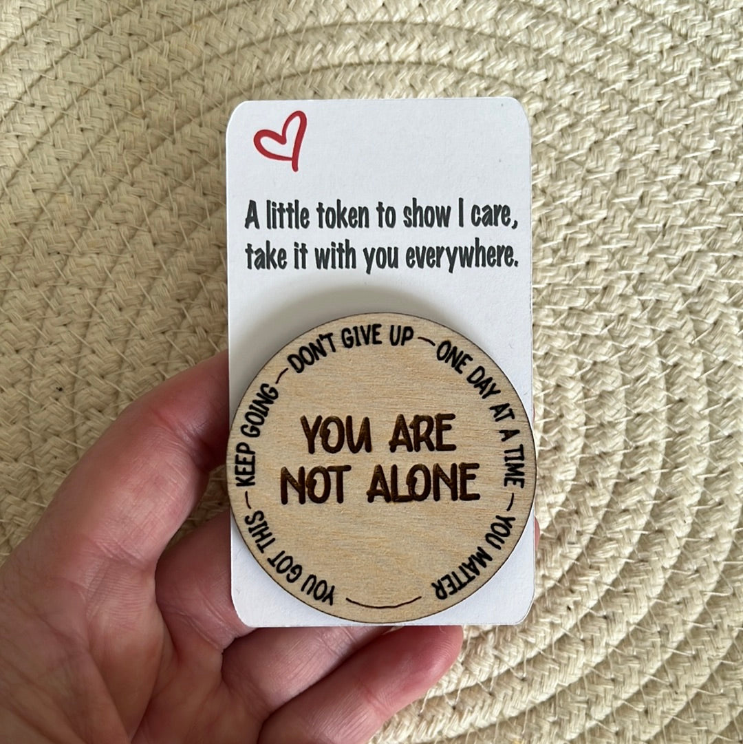 Affirmation tokens with perimeter engraving ~ Set 2