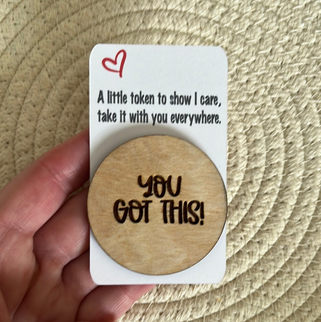 Affirmation tokens (simple design)