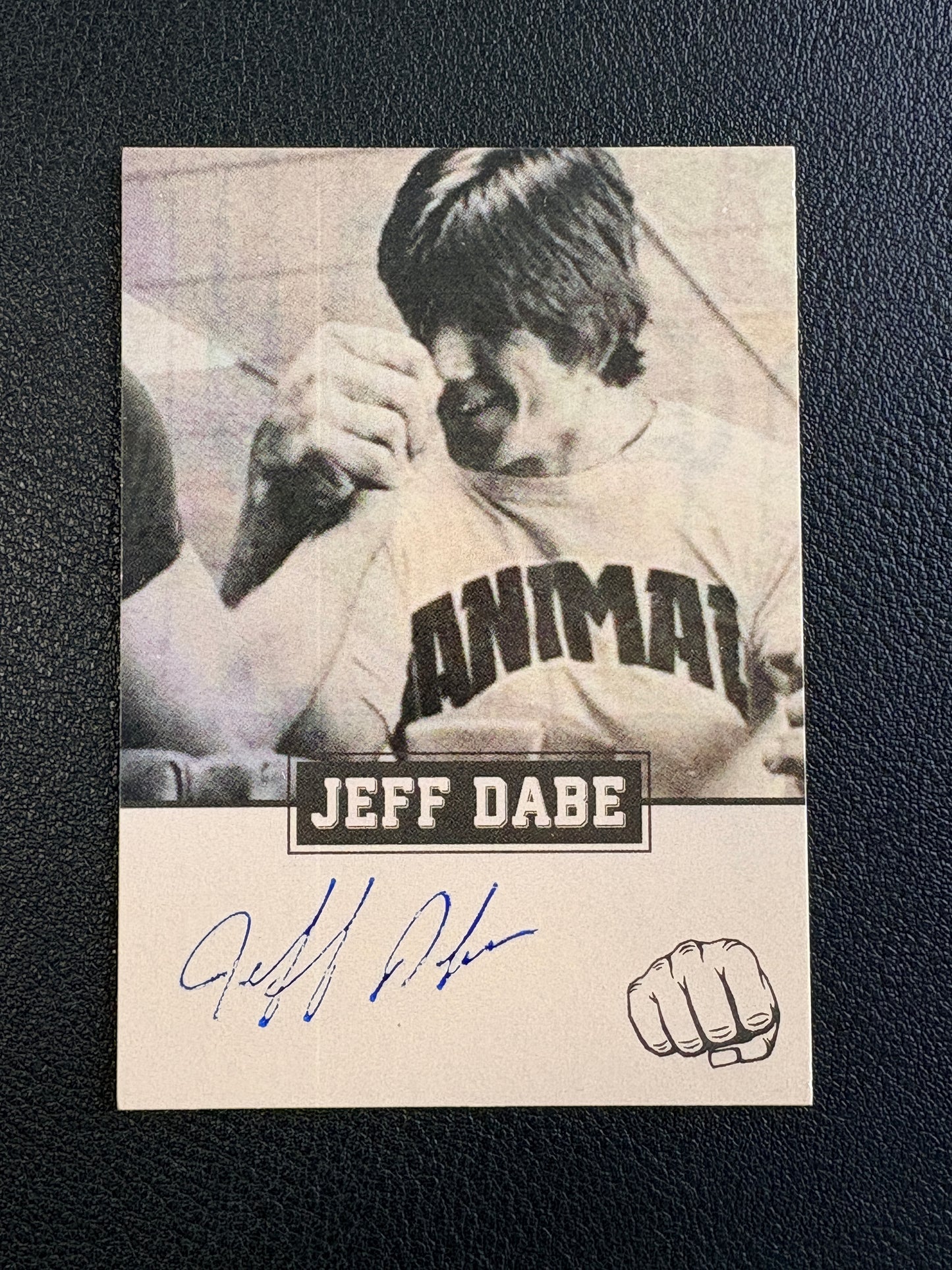 Autographed & Numbered Jeff Dabe Trading Card – Limited Collector Series (Set 1 of 5)