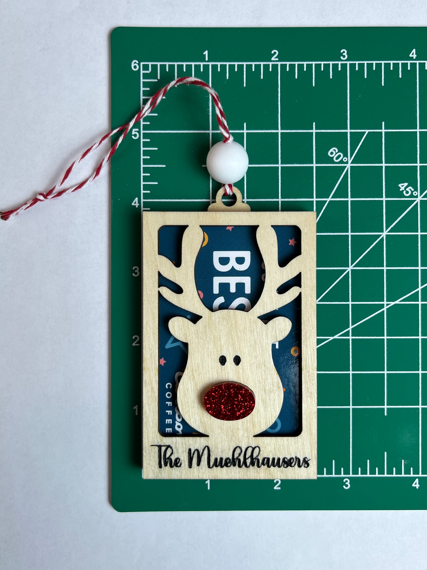 Reindeer gift card holder