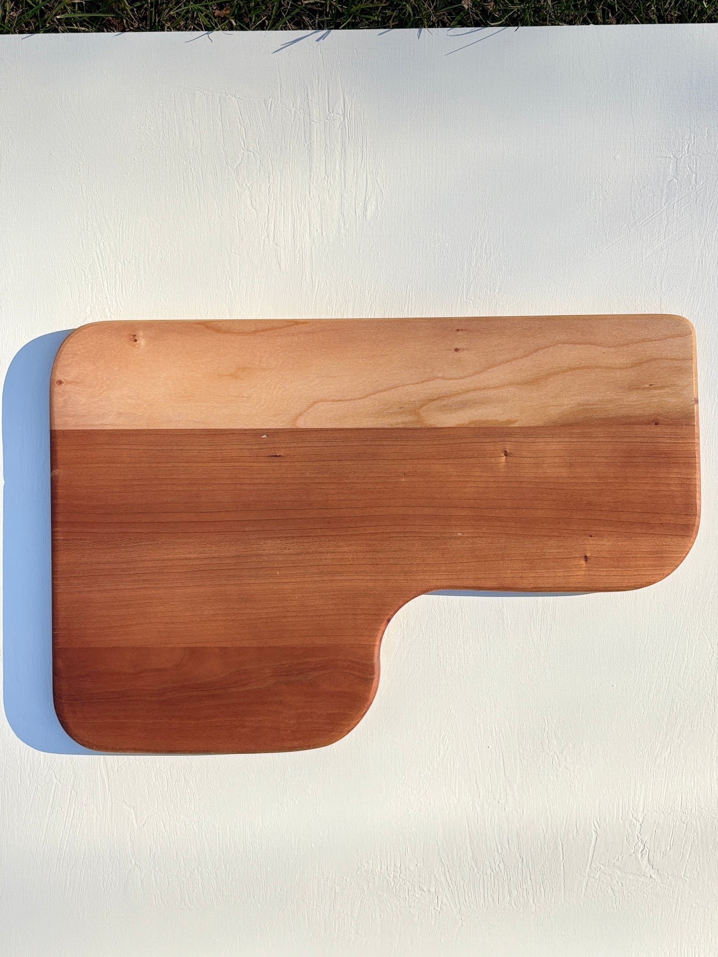 Maple "L" shaped board