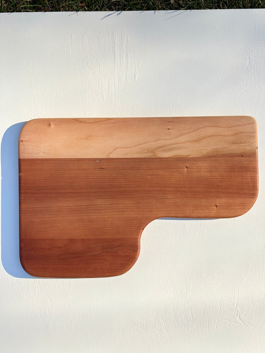 Maple "L" shaped board