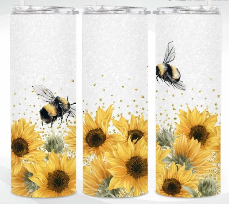 Bumble Bees w/Sunflowers