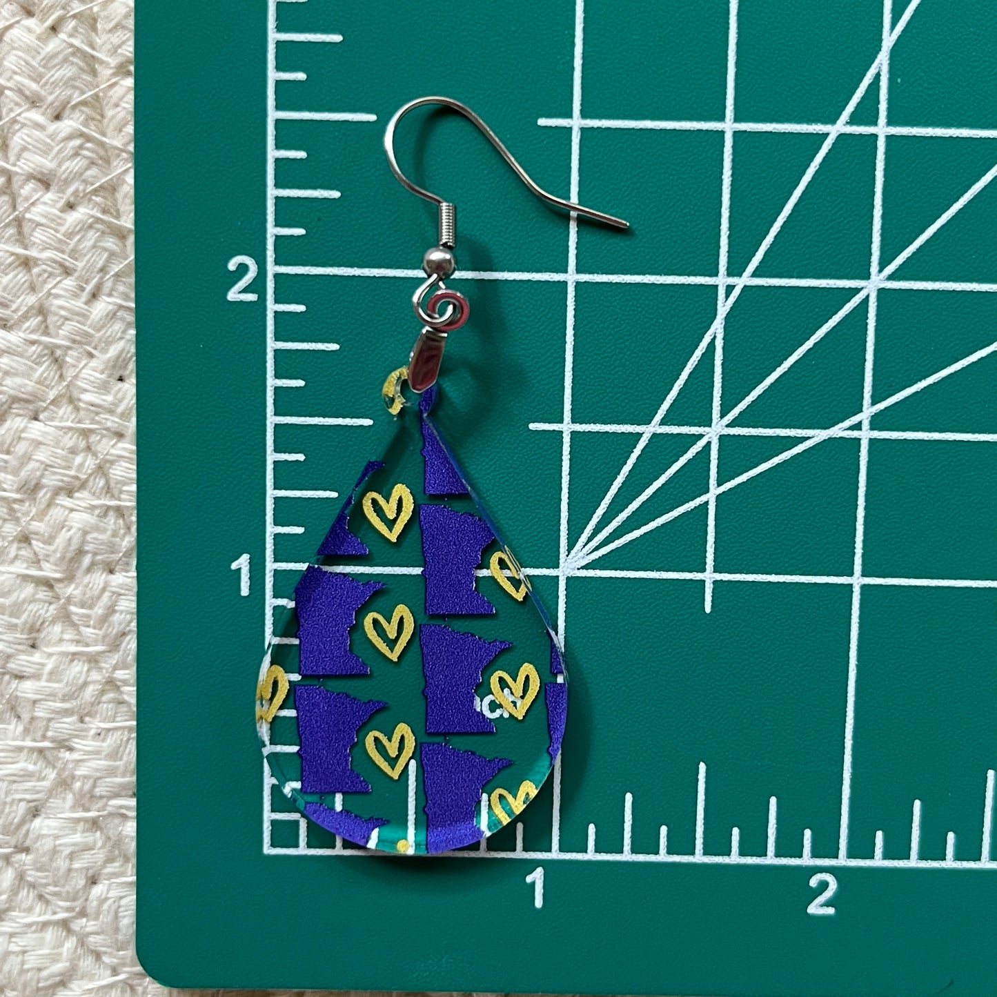 Minnesota themed earrings