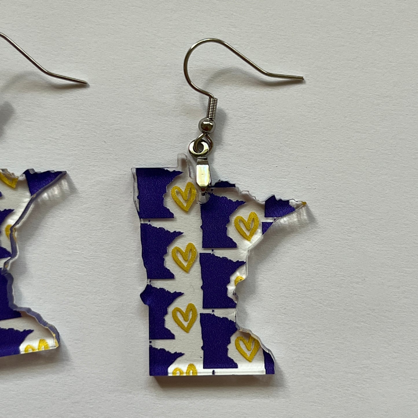 Minnesota themed earrings