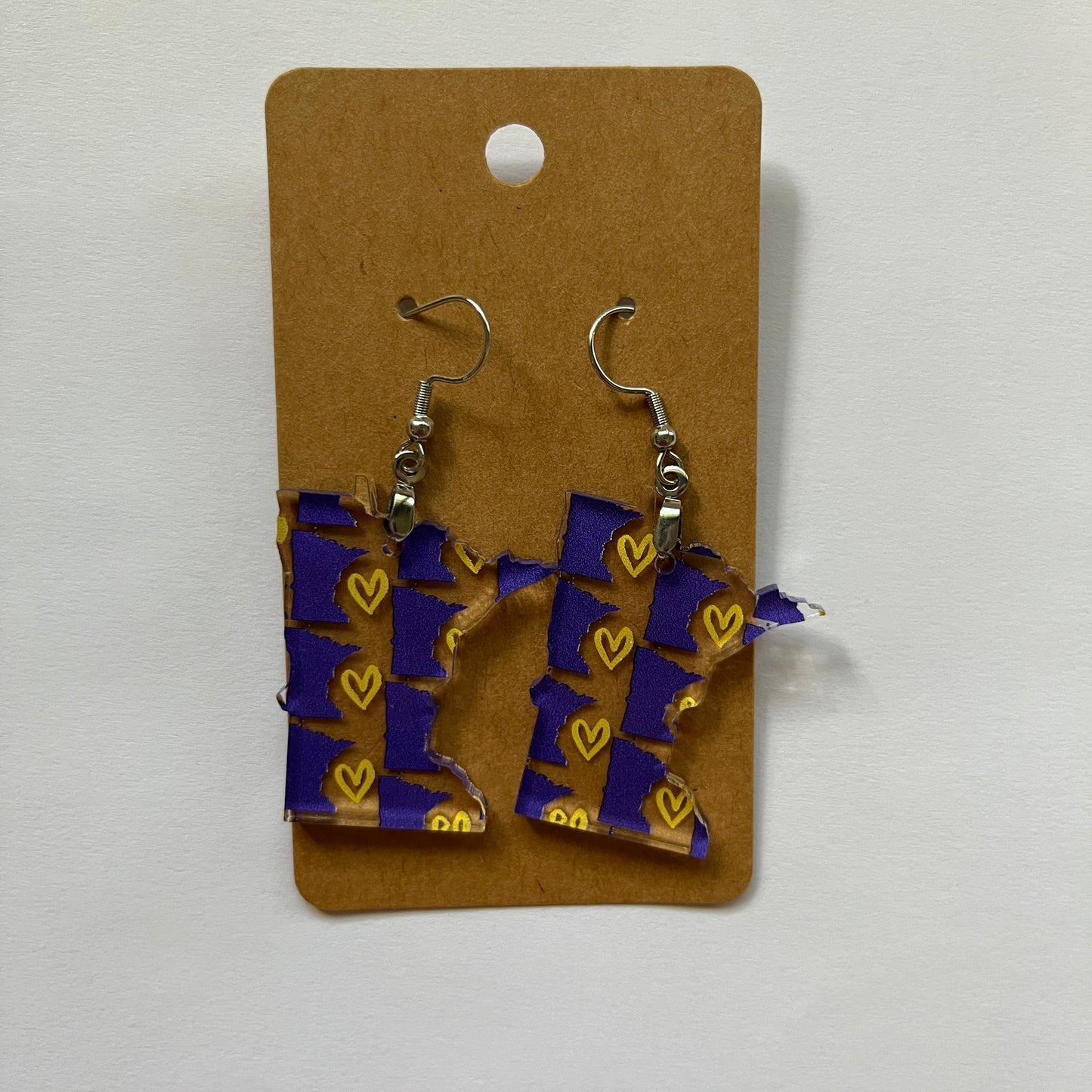 Minnesota themed earrings