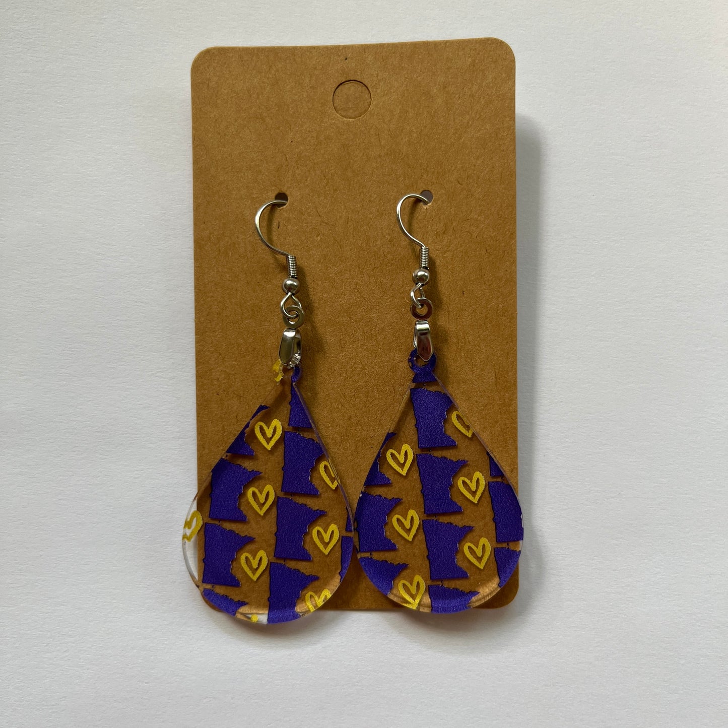 Minnesota themed earrings