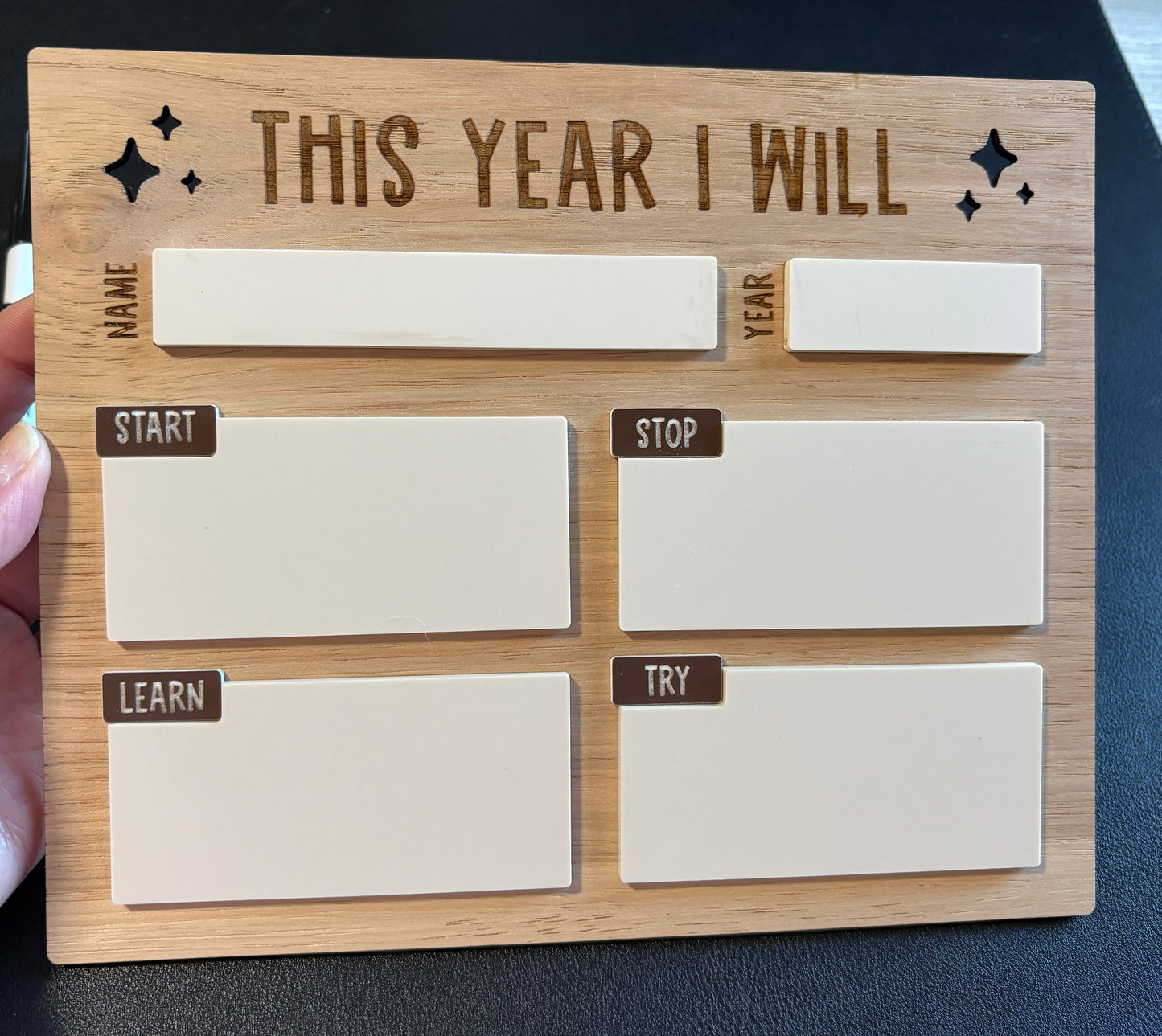 Goal setting board