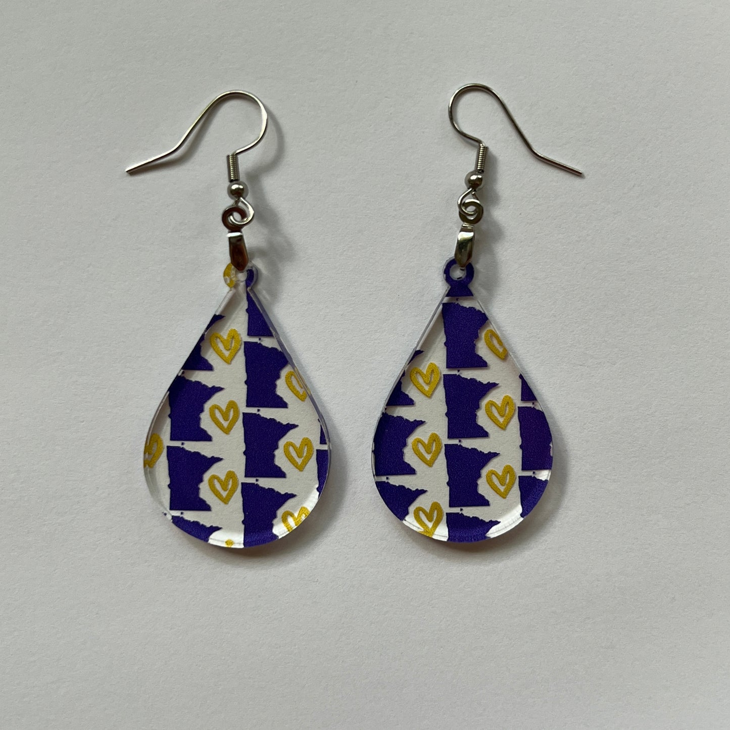 Minnesota themed earrings