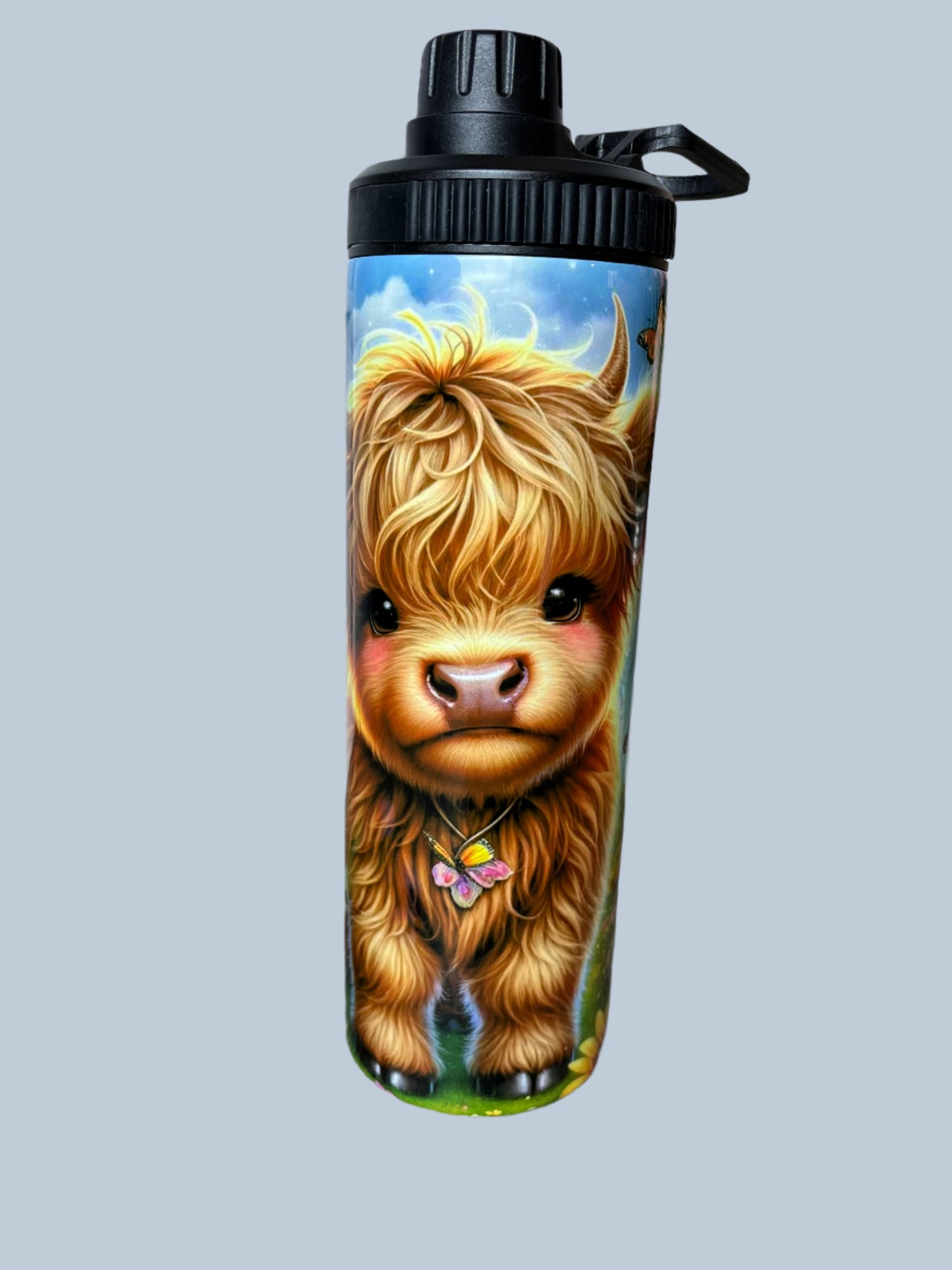 Spring Highland Calf tumbler