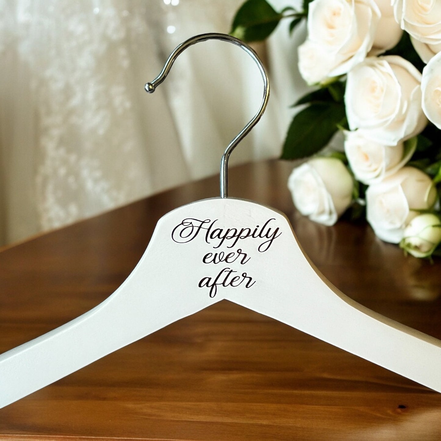 Engraved wooden hangers