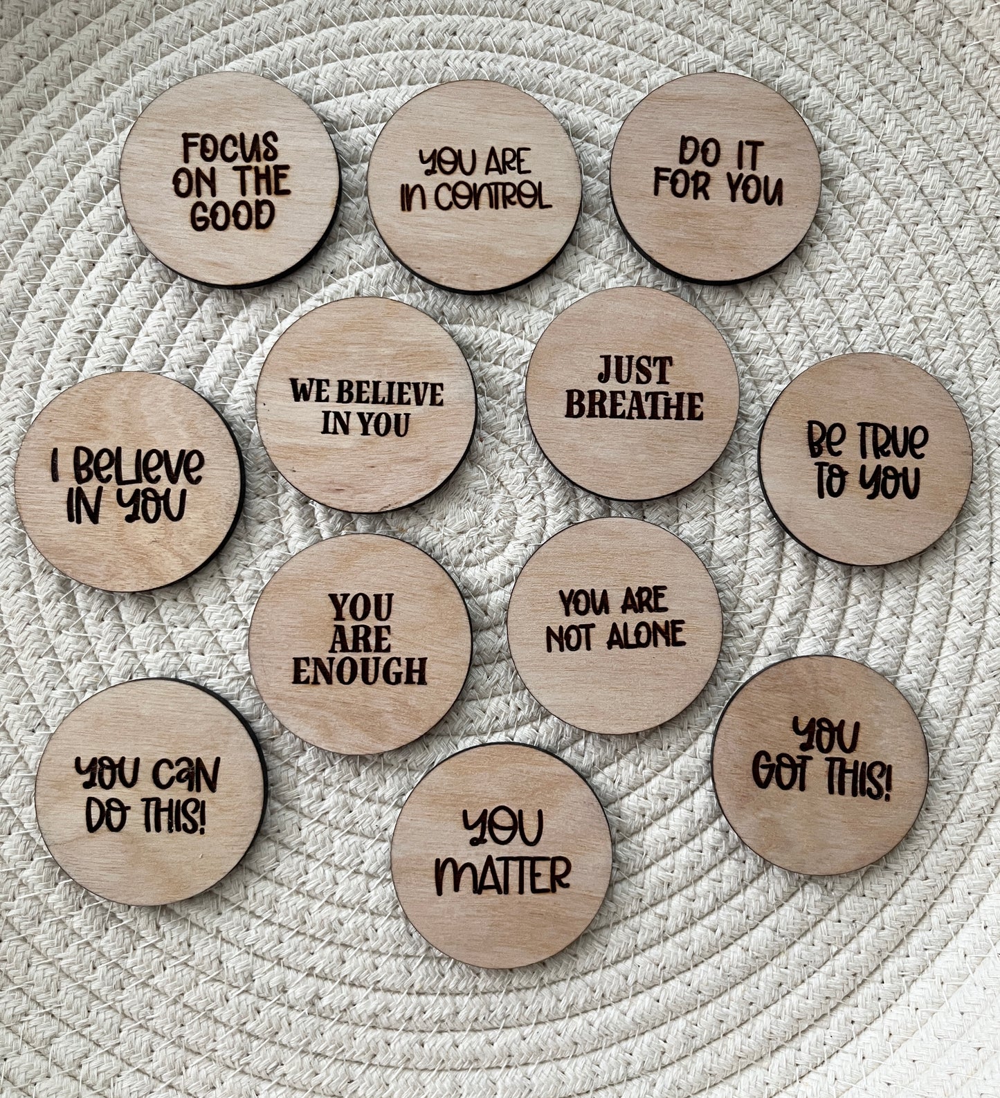 Affirmation tokens (simple design)