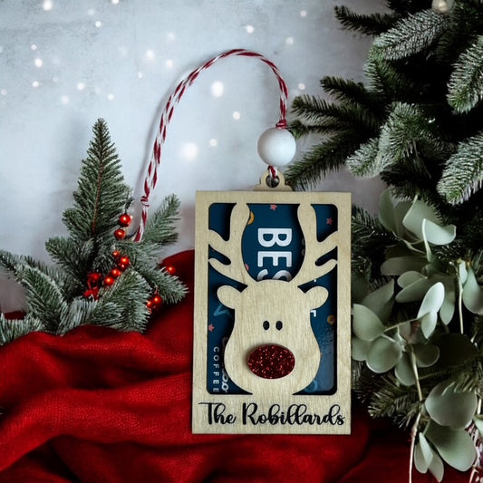 Reindeer gift card holder