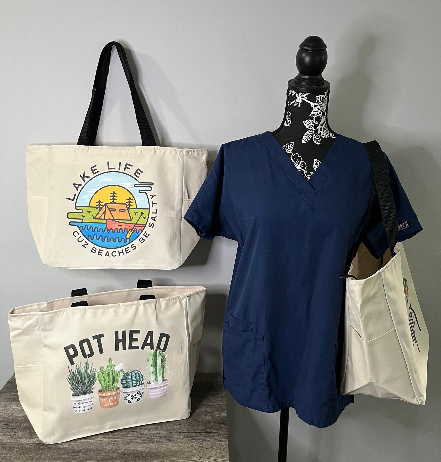 Lake Life tote bag