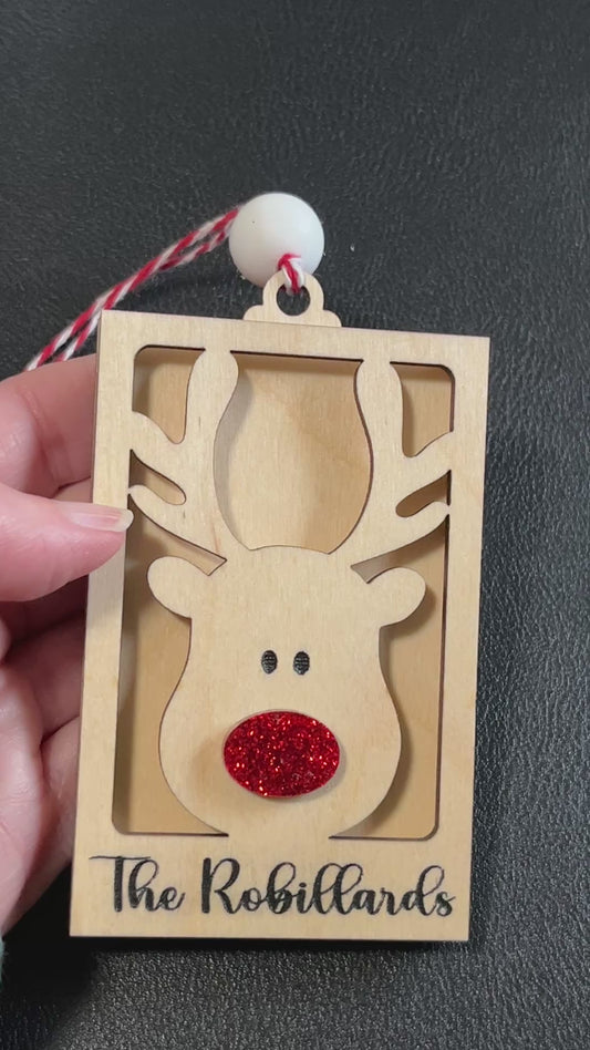 Reindeer gift card holder